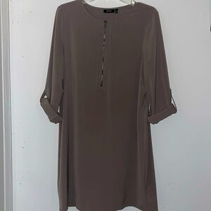 APT 9 - 1/2 Zip Shirt Dress